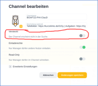 Versteckt